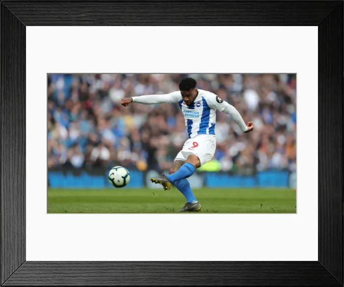 Framed Print : Brighton and Hove Albion vs. Bournemouth: Premier League Battle at American Express Community Stadium (13APR19) Framed Print : Brighton and Hove Albion vs. Bournemouth: Premier League Battle at American Express Community Stadium (13APR19)