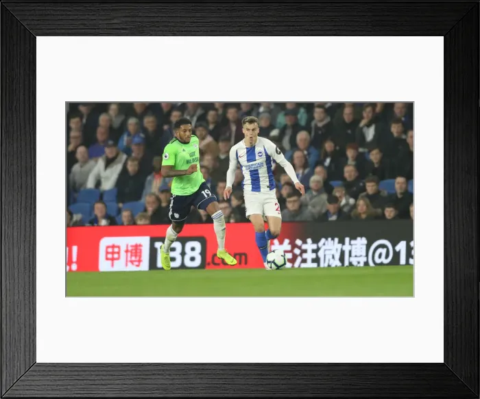 Framed Print : Brighton and Hove Albion vs. Cardiff City: Premier League Battle at American Express Community Stadium (16th April 2019) Framed Print : Brighton and Hove Albion vs. Cardiff City: Premier League Battle at American Express Community Stadium (16th April 2019)