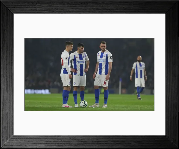 Framed Print : Brighton and Hove Albion vs. Cardiff City: Premier League Battle at American Express Community Stadium (16th April 2019) Framed Print : Brighton and Hove Albion vs. Cardiff City: Premier League Battle at American Express Community Stadium (16th April 2019)
