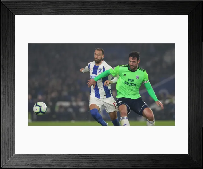 Framed Print : Brighton and Hove Albion vs. Cardiff City: Premier League Showdown at American Express Community Stadium (16th April 2019) Framed Print : Brighton and Hove Albion vs. Cardiff City: Premier League Showdown at American Express Community Stadium (16th April 2019)