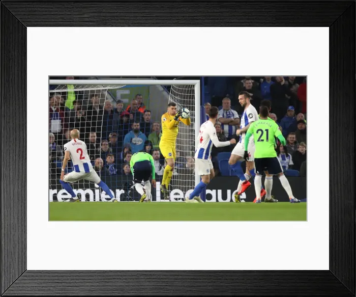 Framed Print : Brighton and Hove Albion vs. Cardiff City: Premier League Battle at American Express Community Stadium (16th April 2019) Framed Print : Brighton and Hove Albion vs. Cardiff City: Premier League Battle at American Express Community Stadium (16th April 2019)