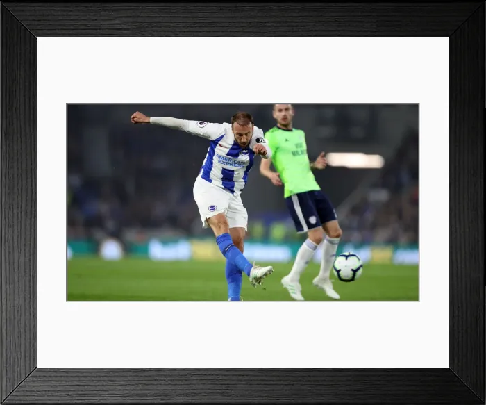 Framed Print : Brighton and Hove Albion vs. Cardiff City: Premier League Battle at American Express Community Stadium (16th April 2019) Framed Print : Brighton and Hove Albion vs. Cardiff City: Premier League Battle at American Express Community Stadium (16th April 2019)