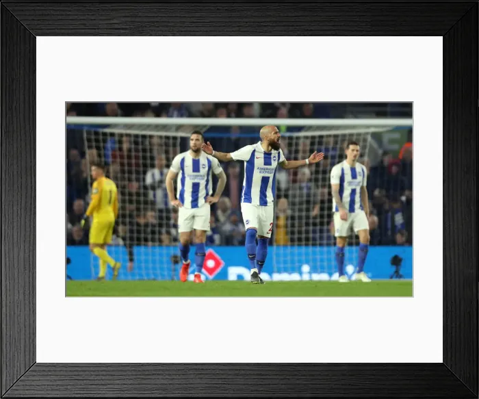 Framed Print : Brighton and Hove Albion vs. Cardiff City: Premier League Battle at American Express Community Stadium (16th April 2019) Framed Print : Brighton and Hove Albion vs. Cardiff City: Premier League Battle at American Express Community Stadium (16th April 2019)