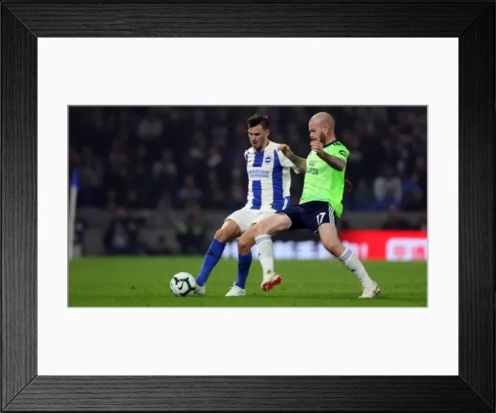 Framed Print : Brighton and Hove Albion vs. Cardiff City: Premier League Showdown at American Express Community Stadium (16th April 2019)