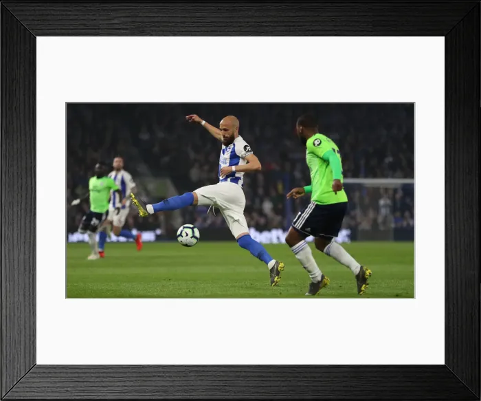 Framed Print : Brighton and Hove Albion vs. Cardiff City: Premier League Battle at American Express Community Stadium (16th April 2019) Framed Print : Brighton and Hove Albion vs. Cardiff City: Premier League Battle at American Express Community Stadium (16th April 2019)