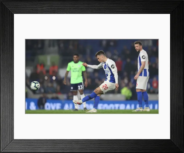Framed Print : Brighton and Hove Albion vs. Cardiff City: Premier League Showdown at American Express Community Stadium (April 16, 2019) Framed Print : Brighton and Hove Albion vs. Cardiff City: Premier League Showdown at American Express Community Stadium (April 16, 2019)