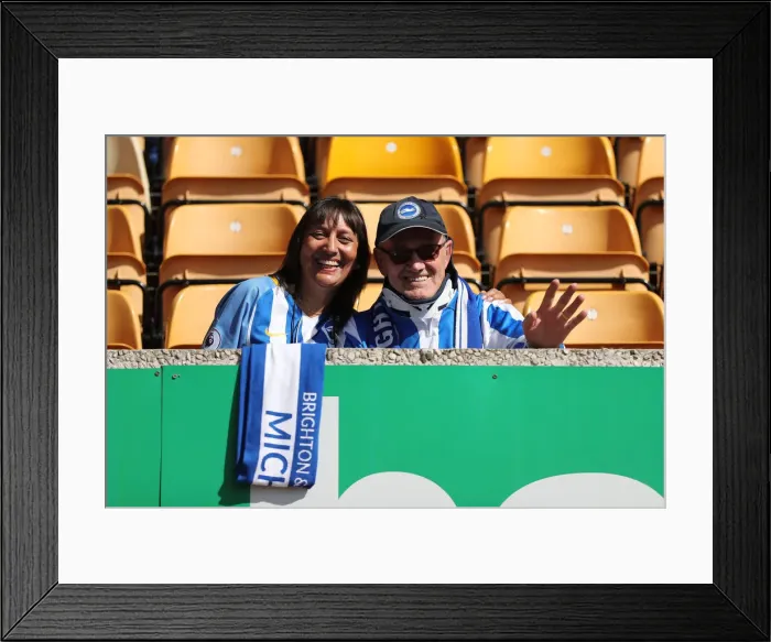Framed Print : Premier League Showdown: Wolverhampton Wanderers vs. Brighton and Hove Albion at Molineux Stadium (20APR19) Framed Print : Premier League Showdown: Wolverhampton Wanderers vs. Brighton and Hove Albion at Molineux Stadium (20APR19)