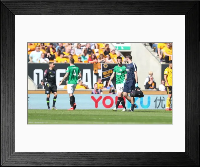 Framed Print : Premier League Showdown: Wolverhampton Wanderers vs. Brighton and Hove Albion at Molineux Stadium (20APR19) Framed Print : Premier League Showdown: Wolverhampton Wanderers vs. Brighton and Hove Albion at Molineux Stadium (20APR19)