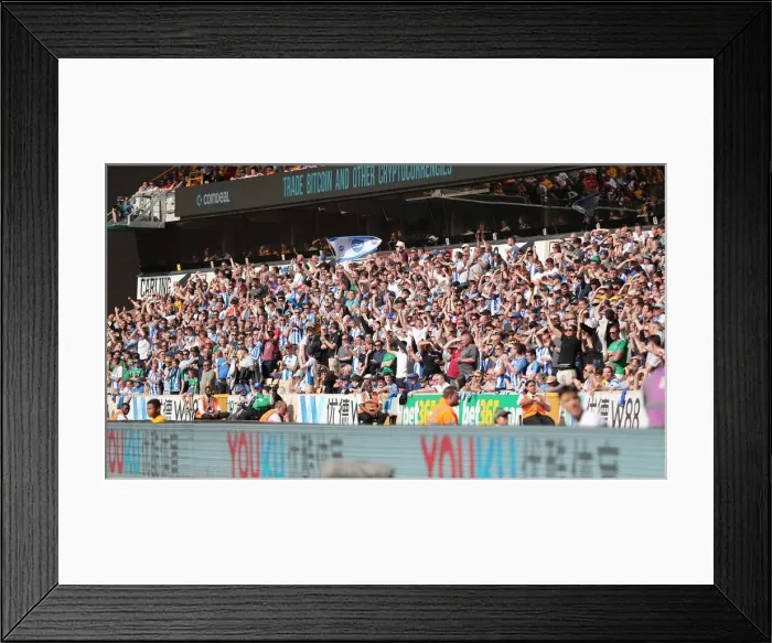 Framed Print : Premier League Showdown: Wolverhampton Wanderers vs. Brighton and Hove Albion at Molineux Stadium (20APR19) Framed Print : Premier League Showdown: Wolverhampton Wanderers vs. Brighton and Hove Albion at Molineux Stadium (20APR19)