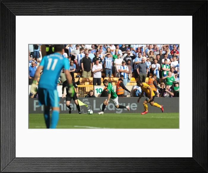 Framed Print : Premier League Showdown: Wolverhampton Wanderers vs. Brighton and Hove Albion at Molineux Stadium (20APR19) Framed Print : Premier League Showdown: Wolverhampton Wanderers vs. Brighton and Hove Albion at Molineux Stadium (20APR19)