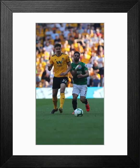 Framed Print : Premier League Showdown: Wolverhampton Wanderers vs. Brighton and Hove Albion at Molineux Stadium (20APR19) Framed Print : Premier League Showdown: Wolverhampton Wanderers vs. Brighton and Hove Albion at Molineux Stadium (20APR19)