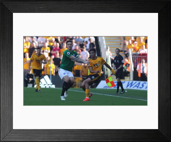 Framed Print : Premier League Showdown: Wolverhampton Wanderers vs. Brighton and Hove Albion at Molineux Stadium (20APR19) Framed Print : Premier League Showdown: Wolverhampton Wanderers vs. Brighton and Hove Albion at Molineux Stadium (20APR19)