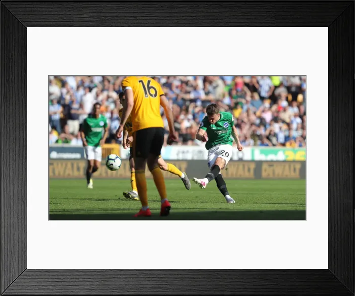 Framed Print : Premier League Showdown: Wolverhampton Wanderers vs. Brighton and Hove Albion at Molineux Stadium (20APR19) Framed Print : Premier League Showdown: Wolverhampton Wanderers vs. Brighton and Hove Albion at Molineux Stadium (20APR19)