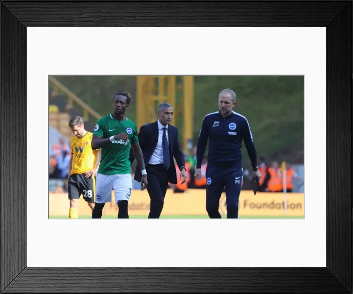 Framed Print : Premier League Showdown: Wolverhampton Wanderers vs. Brighton and Hove Albion at Molineux Stadium (20APR19) Framed Print : Premier League Showdown: Wolverhampton Wanderers vs. Brighton and Hove Albion at Molineux Stadium (20APR19)
