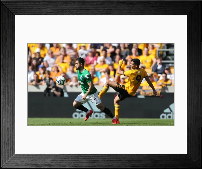 Framed Print : Premier League Showdown: Wolverhampton Wanderers vs. Brighton and Hove Albion at Stamford Bridge (20APR19) Framed Print : Premier League Showdown: Wolverhampton Wanderers vs. Brighton and Hove Albion at Stamford Bridge (20APR19)