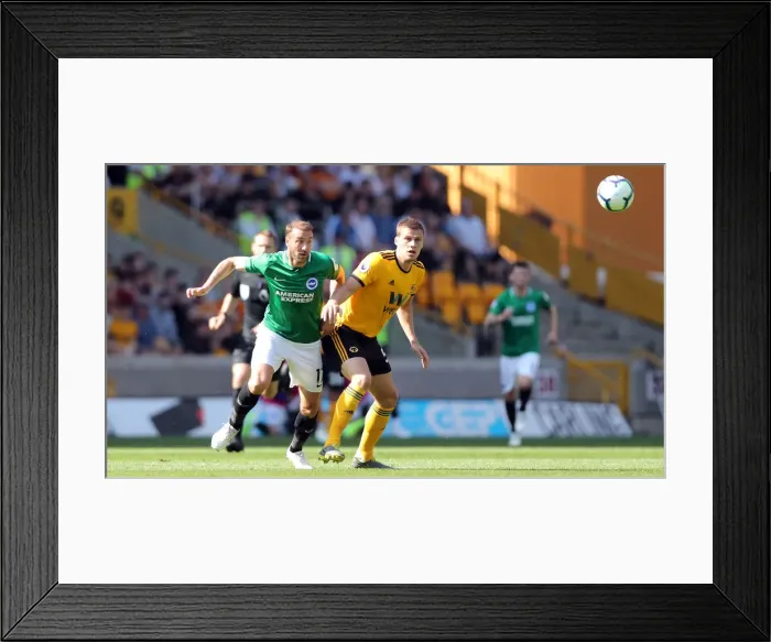 Framed Print : Premier League Showdown: Wolverhampton Wanderers vs. Brighton and Hove Albion at Stamford Bridge (20APR19) Framed Print : Premier League Showdown: Wolverhampton Wanderers vs. Brighton and Hove Albion at Stamford Bridge (20APR19)