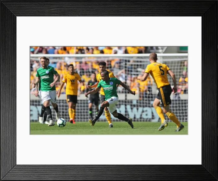 Framed Print : Premier League Showdown: Wolverhampton Wanderers vs. Brighton and Hove Albion at Stamford Bridge (20APR19) Framed Print : Premier League Showdown: Wolverhampton Wanderers vs. Brighton and Hove Albion at Stamford Bridge (20APR19)