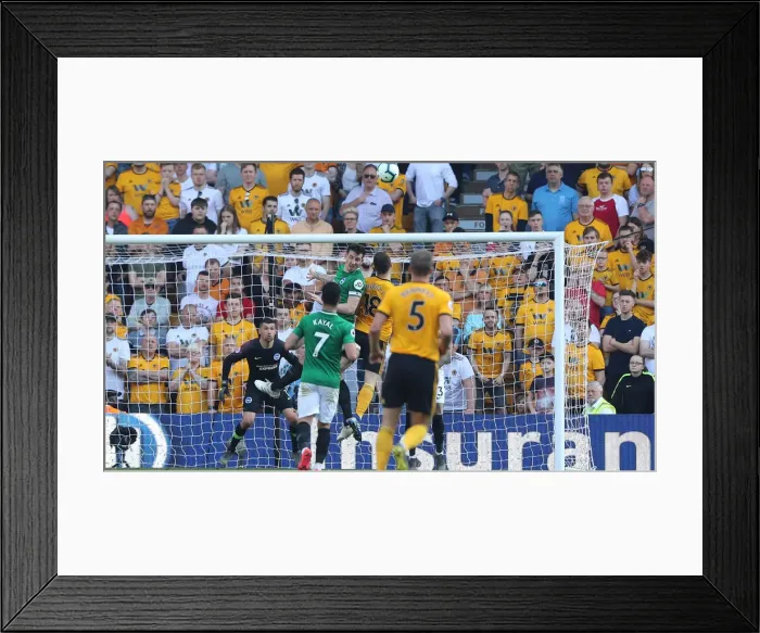 Framed Print : Premier League Showdown: Wolverhampton Wanderers vs. Brighton and Hove Albion at Stamford Bridge (20APR19) Framed Print : Premier League Showdown: Wolverhampton Wanderers vs. Brighton and Hove Albion at Stamford Bridge (20APR19)