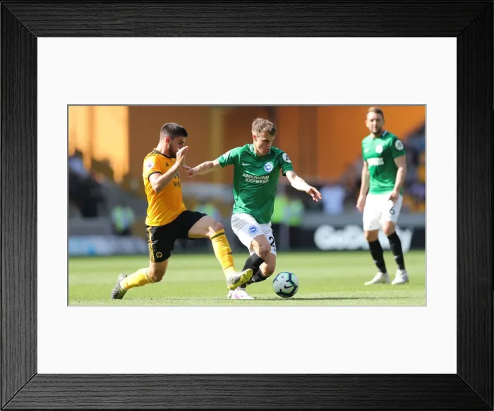 Framed Print : Premier League Showdown: Wolverhampton Wanderers vs. Brighton and Hove Albion at Stamford Bridge (20APR19) Framed Print : Premier League Showdown: Wolverhampton Wanderers vs. Brighton and Hove Albion at Stamford Bridge (20APR19)