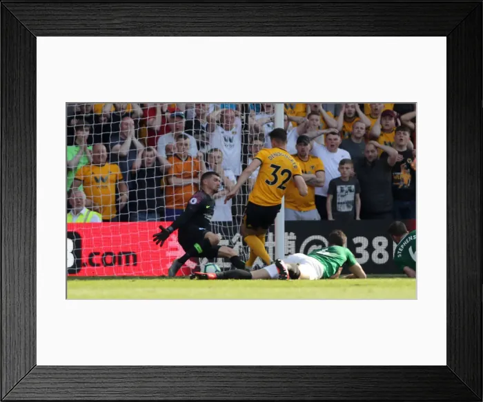 Framed Print : Premier League Showdown: Wolverhampton Wanderers vs. Brighton & Hove Albion at Stamford Bridge (20APR19) Framed Print : Premier League Showdown: Wolverhampton Wanderers vs. Brighton & Hove Albion at Stamford Bridge (20APR19)