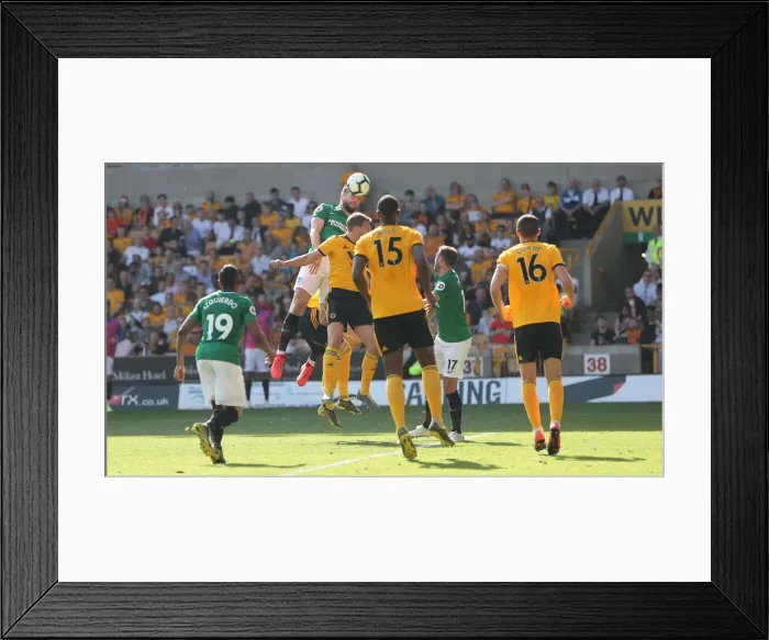 Framed Print : Premier League Showdown: Wolverhampton Wanderers vs. Brighton and Hove Albion at Stamford Bridge (20APR19) Framed Print : Premier League Showdown: Wolverhampton Wanderers vs. Brighton and Hove Albion at Stamford Bridge (20APR19)