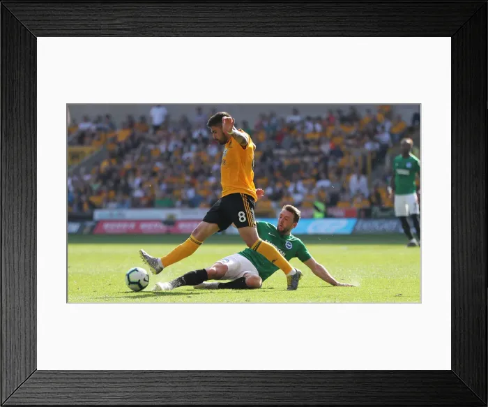 Framed Print : Premier League Showdown: Wolverhampton Wanderers vs. Brighton and Hove Albion at Stamford Bridge (20APR19) Framed Print : Premier League Showdown: Wolverhampton Wanderers vs. Brighton and Hove Albion at Stamford Bridge (20APR19)