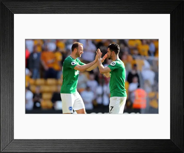 Framed Print : Premier League Showdown: Wolverhampton Wanderers vs. Brighton & Hove Albion at Stamford Bridge (20APR19) Framed Print : Premier League Showdown: Wolverhampton Wanderers vs. Brighton & Hove Albion at Stamford Bridge (20APR19)