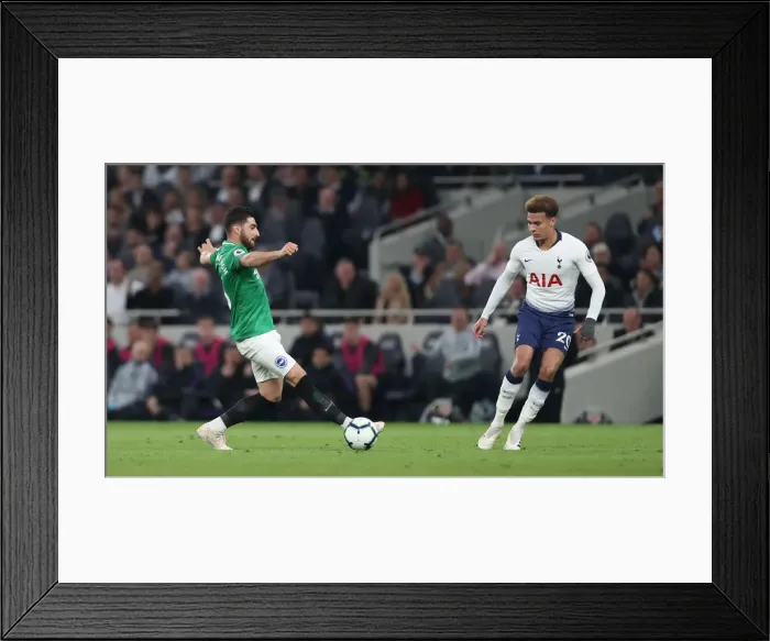 Framed Print : Intense Premier League Showdown: Tottenham Hotspur vs. Brighton and Hove Albion (23APR19) Framed Print : Intense Premier League Showdown: Tottenham Hotspur vs. Brighton and Hove Albion (23APR19)