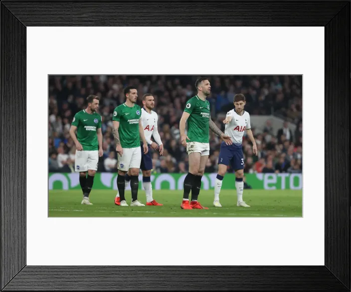 Framed Print : Tottenham vs. Brighton: Premier League Clash at Tottenham Hotspur Stadium (23APR19)