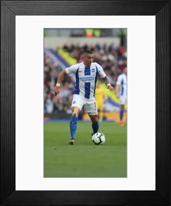 Framed Print : Intense Premier League Showdown: Brighton & Hove Albion vs. Newcastle United (27APR19)