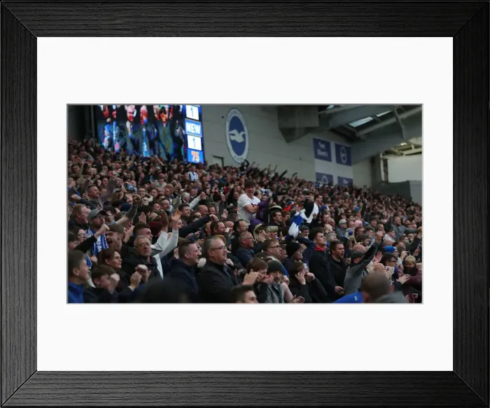 Framed Print : Premier League Showdown: Brighton & Hove Albion vs. Newcastle United (27APR19) - American Express Community Stadium Framed Print : Premier League Showdown: Brighton & Hove Albion vs. Newcastle United (27APR19) - American Express Community Stadium