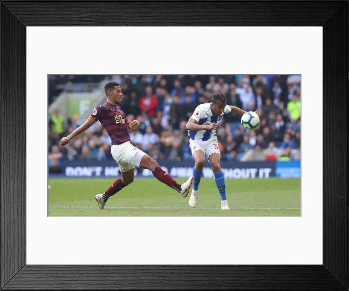 Framed Print : Premier League Showdown: Brighton & Hove Albion vs. Newcastle United (27APR19) - American Express Community Stadium Framed Print : Premier League Showdown: Brighton & Hove Albion vs. Newcastle United (27APR19) - American Express Community Stadium