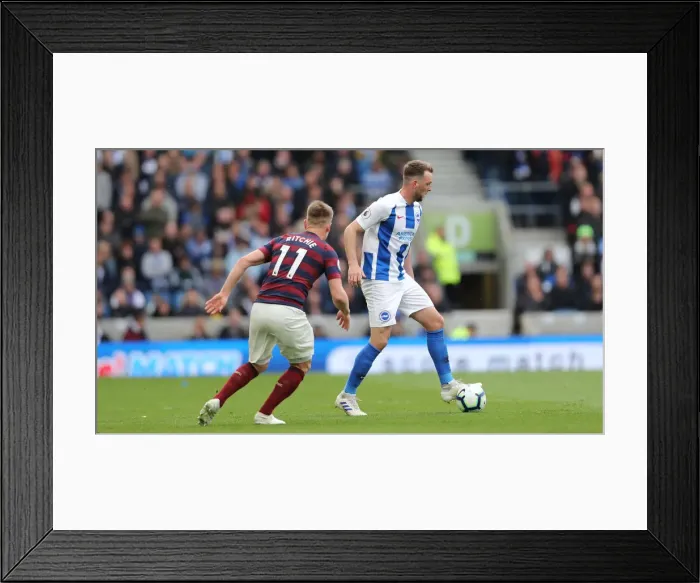 Framed Print : Intense Premier League Showdown: Brighton & Hove Albion vs. Newcastle United (27APR19)