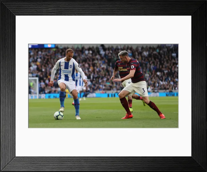 Framed Print : Premier League Showdown: Brighton & Hove Albion vs. Newcastle United (27APR19) Framed Print : Premier League Showdown: Brighton & Hove Albion vs. Newcastle United (27APR19)