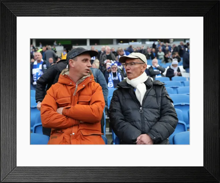 Framed Print : Premier League Showdown: Brighton & Hove Albion vs. Newcastle United (27APR19) - American Express Community Stadium Framed Print : Premier League Showdown: Brighton & Hove Albion vs. Newcastle United (27APR19) - American Express Community Stadium
