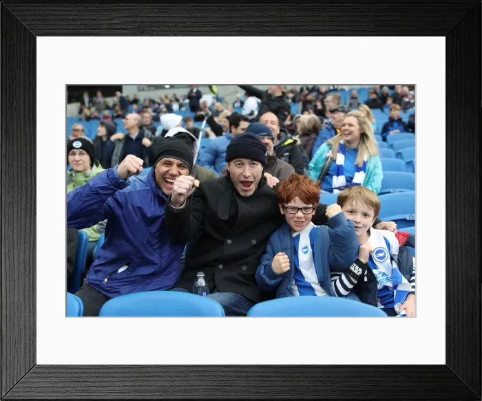 Framed Print : Intense Premier League Showdown: Brighton & Hove Albion vs. Newcastle United (27APR19)