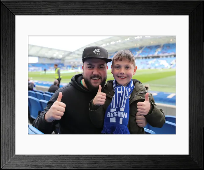 Framed Print : Premier League Showdown: Brighton & Hove Albion vs. Newcastle United (27APR19) - American Express Community Stadium Framed Print : Premier League Showdown: Brighton & Hove Albion vs. Newcastle United (27APR19) - American Express Community Stadium