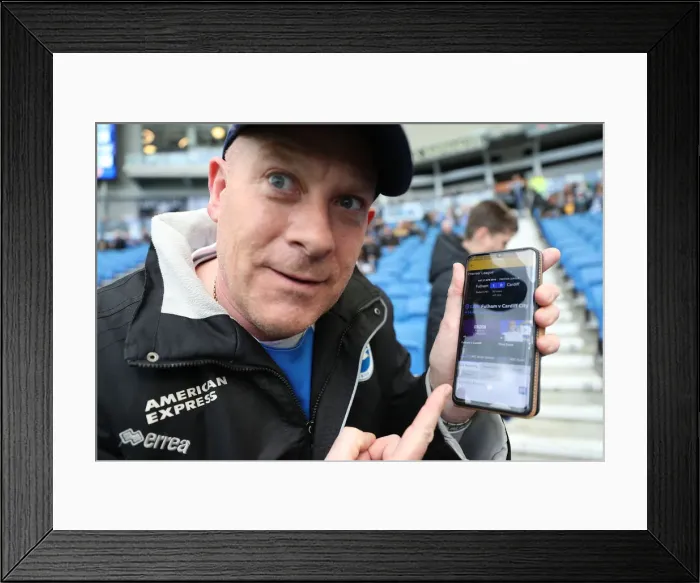 Framed Print : Premier League Showdown: Brighton & Hove Albion vs. Newcastle United (27APR19) Framed Print : Premier League Showdown: Brighton & Hove Albion vs. Newcastle United (27APR19)