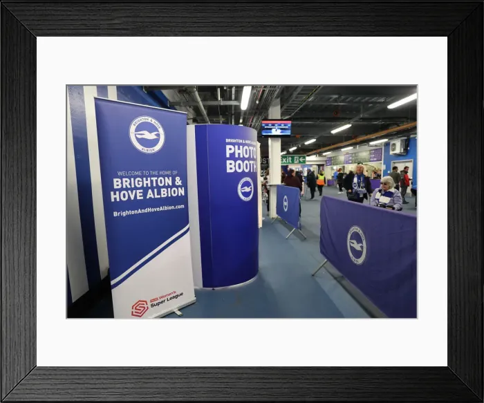 Framed Print : Brighton and Hove Albion Women vs. Arsenal Women: WSL Clash at American Express Community Stadium (29APR19) - Intense Match Action Framed Print : Brighton and Hove Albion Women vs. Arsenal Women: WSL Clash at American Express Community Stadium (29APR19) - Intense Match Action