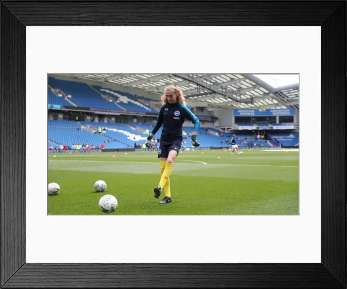 Framed Print : Brighton & Hove Albion Women vs. Arsenal Women: WSL Clash at American Express Community Stadium (29APR19) - Intense Match Action Framed Print : Brighton & Hove Albion Women vs. Arsenal Women: WSL Clash at American Express Community Stadium (29APR19) - Intense Match Action