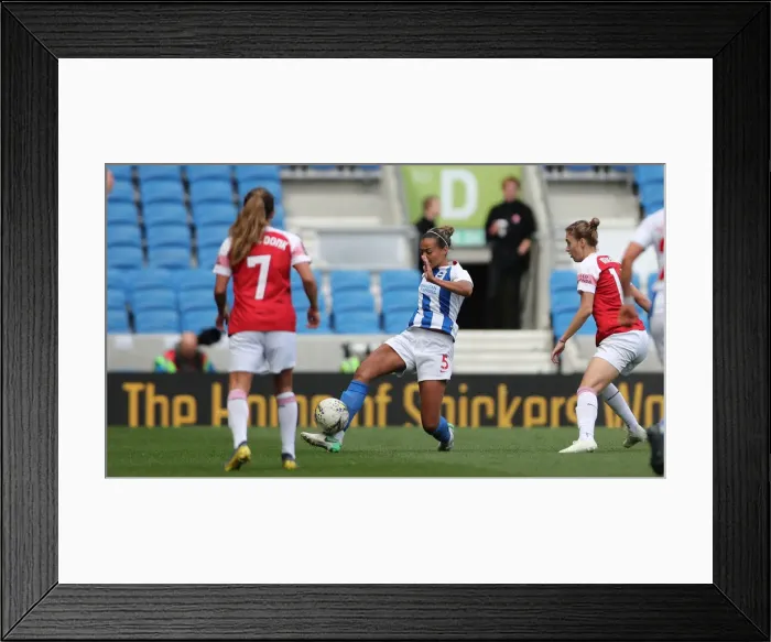 Framed Print : Brighton and Hove Albion Women vs Arsenal Women: WSL Clash at American Express Community Stadium (29APR19) - Intense Match Action Framed Print : Brighton and Hove Albion Women vs Arsenal Women: WSL Clash at American Express Community Stadium (29APR19) - Intense Match Action
