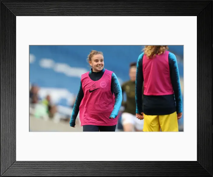 Framed Print : Brighton and Hove Albion Women vs. Arsenal Women: WSL Clash at American Express Community Stadium (29APR19) - Intense Match Action Framed Print : Brighton and Hove Albion Women vs. Arsenal Women: WSL Clash at American Express Community Stadium (29APR19) - Intense Match Action