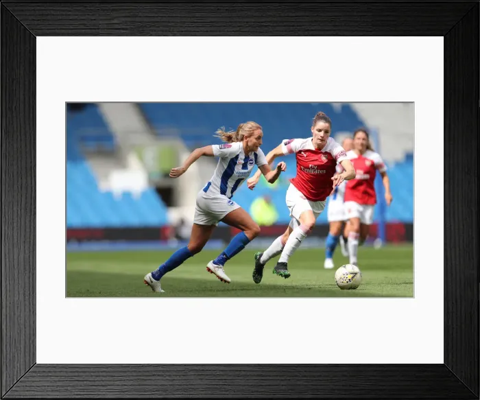 Framed Print : Brighton and Hove Albion Women vs. Arsenal Women: WSL Clash at American Express Community Stadium (29APR19) - Intense Action from the Women's Super League Match Framed Print : Brighton and Hove Albion Women vs. Arsenal Women: WSL Clash at American Express Community Stadium (29APR19) - Intense Action from the Women's Super League Match