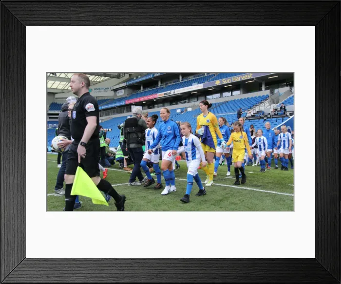 Framed Print : Brighton and Hove Albion Women vs. Arsenal Women: WSL Clash at American Express Community Stadium (29APR19) - Intense Action from the Women's Super League Match Framed Print : Brighton and Hove Albion Women vs. Arsenal Women: WSL Clash at American Express Community Stadium (29APR19) - Intense Action from the Women's Super League Match