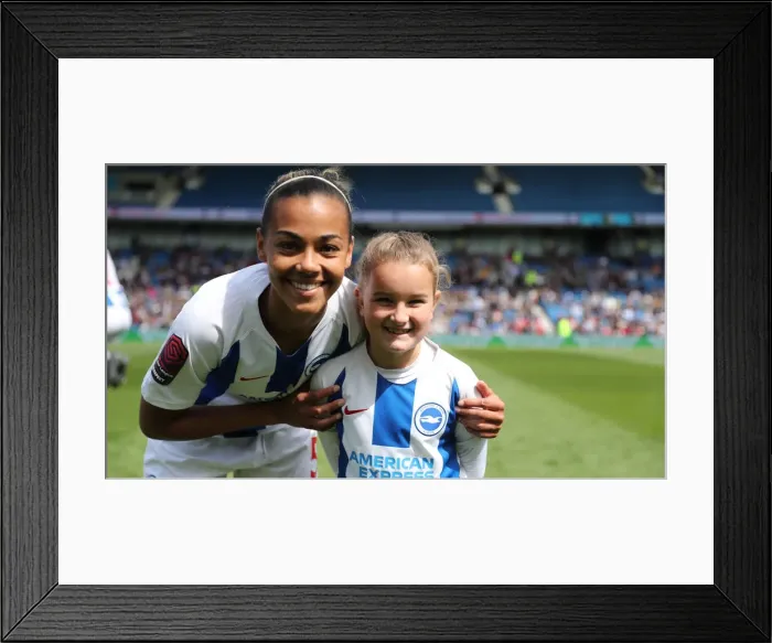 Framed Print : Brighton & Hove Albion Women vs Arsenal Women: WSL Clash at American Express Community Stadium (29APR19) Framed Print : Brighton & Hove Albion Women vs Arsenal Women: WSL Clash at American Express Community Stadium (29APR19)