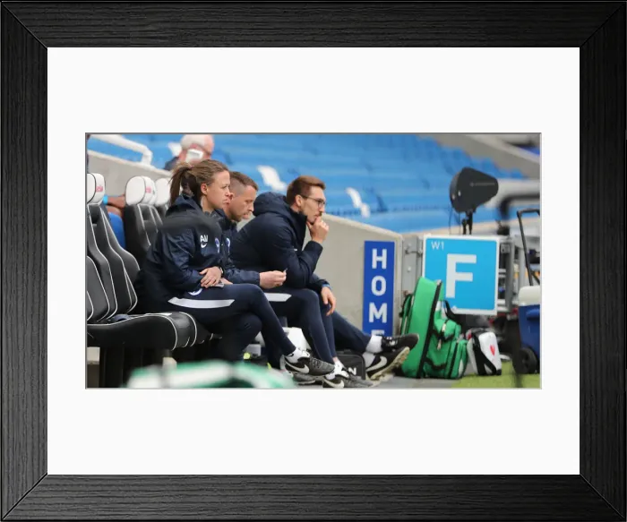 Framed Print : Brighton and Hove Albion Women vs Arsenal Women: WSL Clash at American Express Community Stadium (29APR19) - Intense Match Action Framed Print : Brighton and Hove Albion Women vs Arsenal Women: WSL Clash at American Express Community Stadium (29APR19) - Intense Match Action