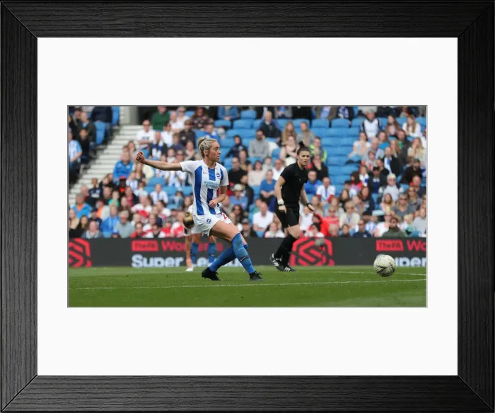 Framed Print : Brighton and Hove Albion Women vs Arsenal Women: WSL Clash at American Express Community Stadium (29APR19) - Intense Action from the Women's Super League Match Framed Print : Brighton and Hove Albion Women vs Arsenal Women: WSL Clash at American Express Community Stadium (29APR19) - Intense Action from the Women's Super League Match