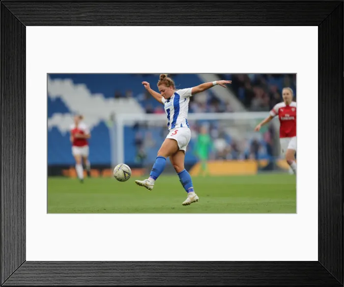 Framed Print : Brighton and Hove Albion Women vs. Arsenal Women: WSL Clash at American Express Community Stadium (29APR19) - Match Action Framed Print : Brighton and Hove Albion Women vs. Arsenal Women: WSL Clash at American Express Community Stadium (29APR19) - Match Action