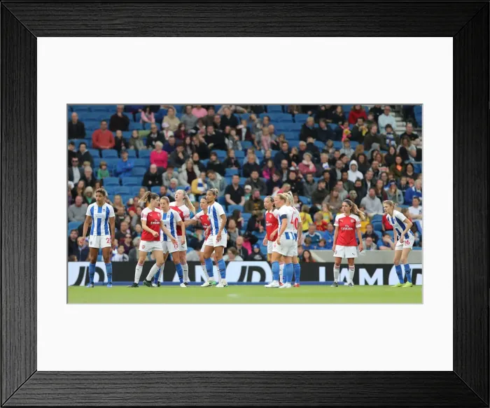 Framed Print : Brighton and Hove Albion Women vs Arsenal Women: WSL Clash at American Express Community Stadium (29APR19) - Intense Action from the Women's Super League Match Framed Print : Brighton and Hove Albion Women vs Arsenal Women: WSL Clash at American Express Community Stadium (29APR19) - Intense Action from the Women's Super League Match