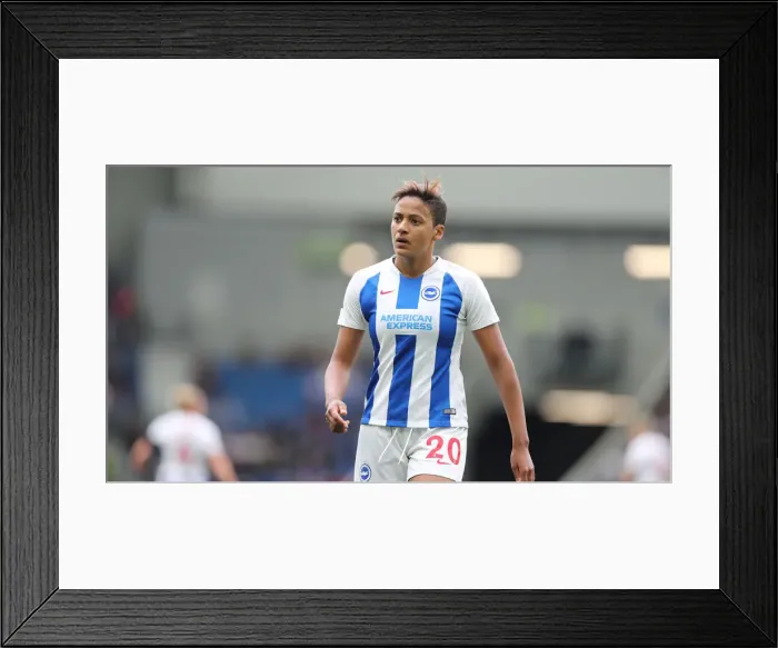 Framed Print : Brighton and Hove Albion Women vs Arsenal Women: WSL Clash at American Express Community Stadium (29APR19) - Intense Action from the Women's Super League Match